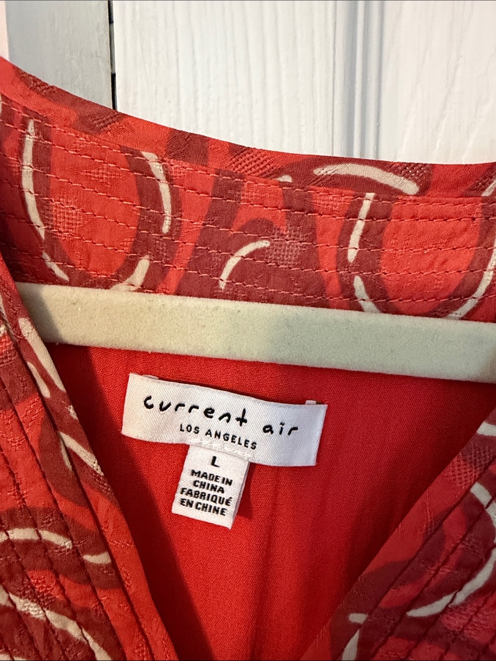 Current Air Women's Red Patterned Maxi Dress - Picture 2 of 4